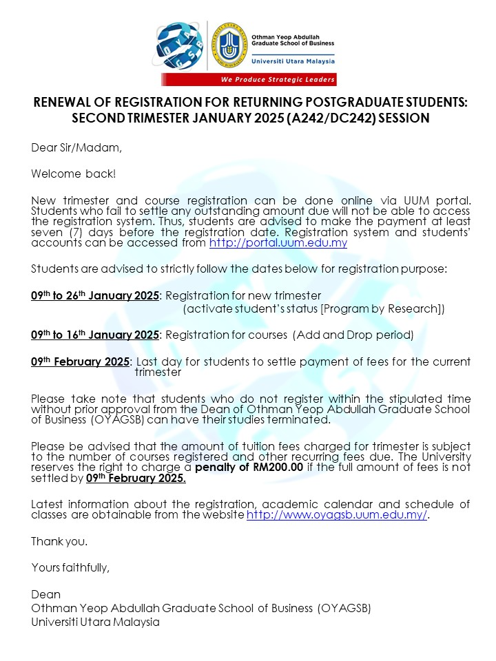 Notice of Renewal 242 January 2025